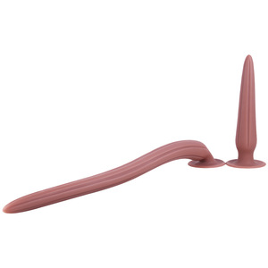 Super Long Liquid Silicone Anal Plug Soft Dilator Anal e Brinquedo do Sexo para Homens e Mulheres Estimulador Ânus <span class=keywords><strong>Vagina</strong></span> Anal Sex Toys - Product Image 2
