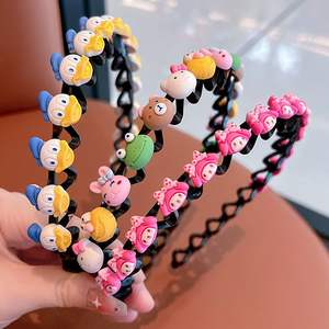 Sanrio Strawberry Bear Cartoon Animal Antideslizante Accesorios para el cabello Niñas Flequillo Aro para el cabello Diadema para niños para bebé - Product Image 3