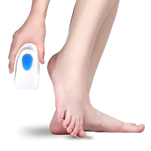 Coussinets <span class=keywords><strong>de</strong></span> talon <span class=keywords><strong>en</strong></span> gel <span class=keywords><strong>de</strong></span> <span class=keywords><strong>silicone</strong></span> pour tendinite d'achille, semelles compensées pour fasciite plantaire, talons douloureux - Product Image 4