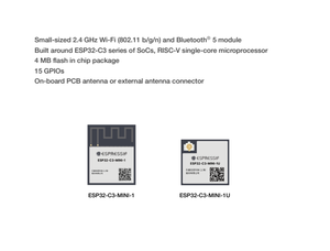 Puce de module Wifi Esp32-c3-mini-1-n4 Esp32 - Product Image 2