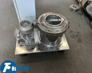 Centrífuga de filtro de saco de alta velocidade de bancada, separador de tambor fácil de mover para venda - Product Image 5