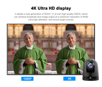 Cámara PTZ de Nivel Profesional 4K con Zoom Óptico 25X, 60fps, TimeCode, NDI HX3, Seguimiento por IA, Transmisión en Vivo para Eventos de Iglesia y Esports