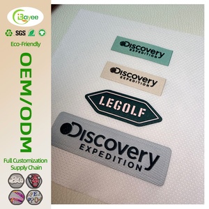 Etiqueta de transferencia de calor de TPU personalizada, etiquetas tejidas autoadhesivas para el cuello, parche de TPU para ropa de marca, etiquetas impresas de algodón para prendas. - Product Image 1