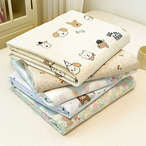 Cotton Brushed Four-Piece Bedding Set Thickened Single Duvet Cover Fitted Sheet Student Dormitory Cartoon Print - Product Image 4