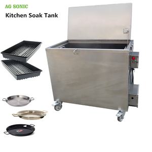 Réservoir de trempage commercial chauffé en acier inoxydable avec nettoyant alimentaire à ultrasons ustensiles de cuisine trempage graisses huiles <span class=keywords><strong>graisse</strong></span> enlever - Product Image 2