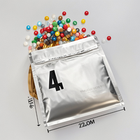 Sac à café multicolore mat givré, personnalisable, à fond plat, forme carrée, 100g 200g 1lb, fermeture éclair, large sacs, valve
