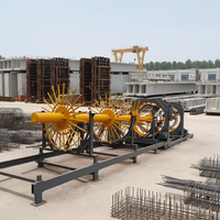 Ligne de traitement des métaux à écran tactile 380V, tour de soudage automatique Shandong Synstar pour la fabrication de cages en acier, vente chaude