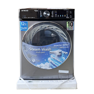 Newal 12KG Large Capacity Front Load Washing Machine Motor 1400RPM Wash Quick Wash 15 Programs Motor 10 Year Home Use L - Product Image 1