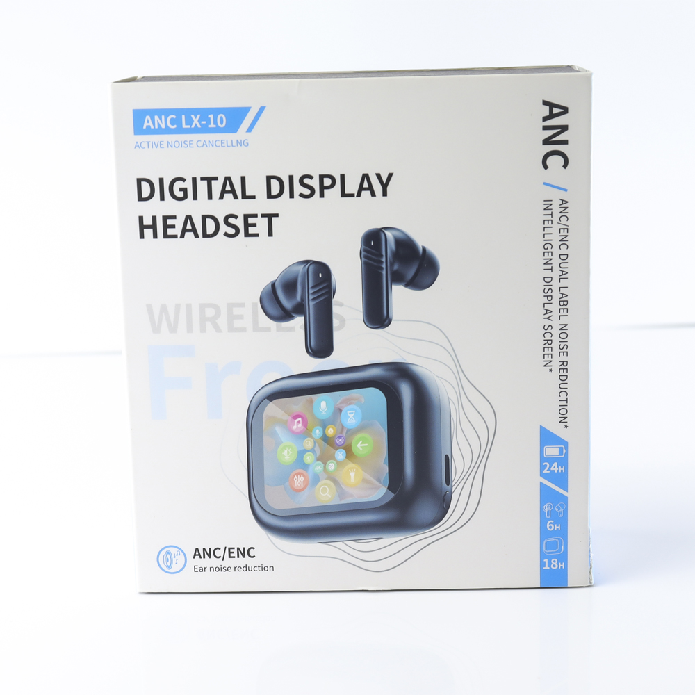 LX10 TWS Anc Encノイズキャンセリングイヤフォン時間目覚まし