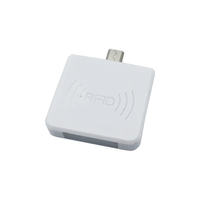 Lector USB RFID TK4100 EM4100 ABS de 125 KHz para teléfonos con distancia de lectura de hasta 8 cm e interfaz Mini USB