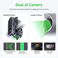 Creality K2 Plus Combo Printer 3D Multi-warna Mesin Cetak Cepat 16-Warna Kecepatan Tinggi 600mm/s