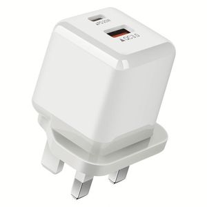 QC3.0 PD 20W ที่ชาร์จแบบเร็วอะแดปเตอร์ไฟแบบ A + C ที่ชาร์จแบบพกพาได้ที่ชาร์จ USB-C สำหรับสมาร์ทโฟน - Product Image 3