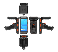Pembaca RFID UHF Genggam Jangkauan Jauh 860-960MHz Impinj E710 EPC Gen2 ISO18000-6C Jarak Baca 0-20M Android PDA
