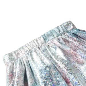 Conjunto de ropa infantil personalizable Conjunto de niña de verano Tie Dye Camiseta de manga corta Falda tutú de lentejuelas - Product Image 5