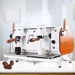 Máquina de café expreso comercial de triple caldera de 12L para cafés de alto volumen Cafetera de acero inoxidable de doble grupo - Product Image 3