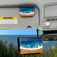 Diffuseur de parfum pour voiture en bois massif, ornement ondulé, désodorisant premium pour voiture, clip pour grille d'aération