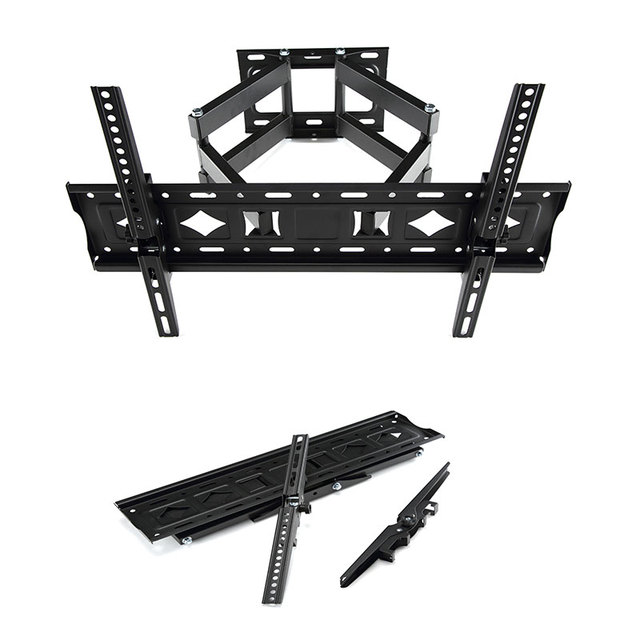 Full Motion Tv Monitor Wall Mount Bracket Motorized Hidden Ceiling Mount Support 32 to 80 Inch Flat Screens