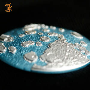 Sanyin, marca de lujo, segundo reloj de pulsera, esfera de 25mm, caja de Metal con diseño de meteorito 3D, fabricante de accesorios en blanco grabado personalizado - Product Image 4