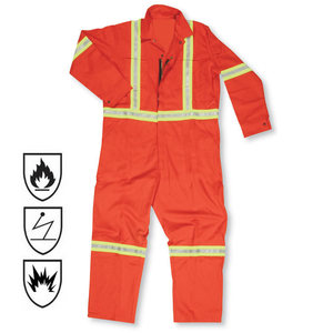 Extreme Protect X Back Reflective Nomex IIIA FRC <strong>FR</strong> Flame <strong>FR</strong> Retardant Fire Resistant <strong>Clothing</strong> - Product Image 3