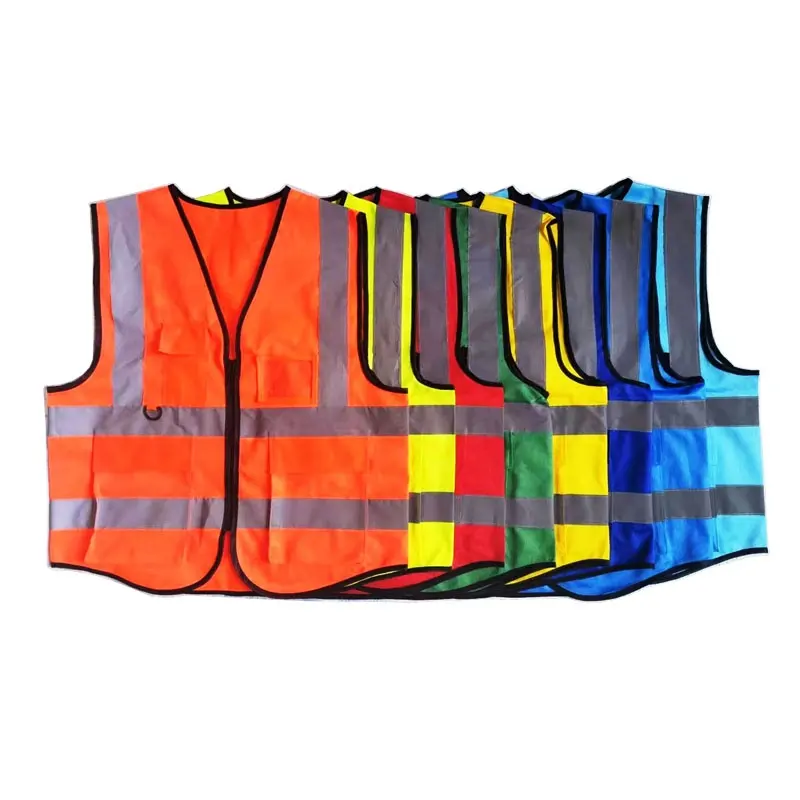 Hi Vis konstruksi Reflektif keselamatan pakaian rompi jaket keselamatan