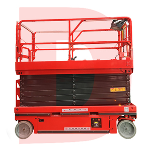 Platform Angkat Gunting Beroda Sendiri Dek Lebar, Platform Udara yang Diperkuat, Meja Angkat Bergerak Beban Berat untuk Operasi Logistik - Product Image 3