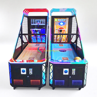Vente directe usine : Machine d'arcade de basket-ball électronique à tir, à monnayeur, écran LCD 55 pouces, couleur personnalisable, 110V/220V 450W, toutes versions