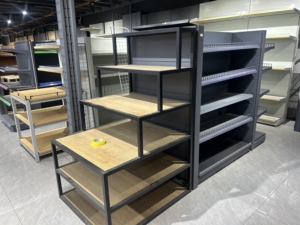 Estanterías de Góndola Personalizadas de Fábrica <span class=keywords><strong>para</strong></span> Minimercados, Estantes Ajustables, Exhibidores Portátiles <span class=keywords><strong>para</strong></span> Supermercados - Product Image 5