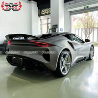 Kit carrosserie style V en carbone sec PU pour Lotus Emira : pare-chocs avant, jupes latérales, diffuseur arrière, aileron arrière, capot