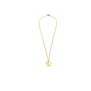 Collana in acciaio inossidabile con ciondolo a forma di lettera T da 1,9 cm, colore oro, gioielli raffinati per donna - Product Image 1