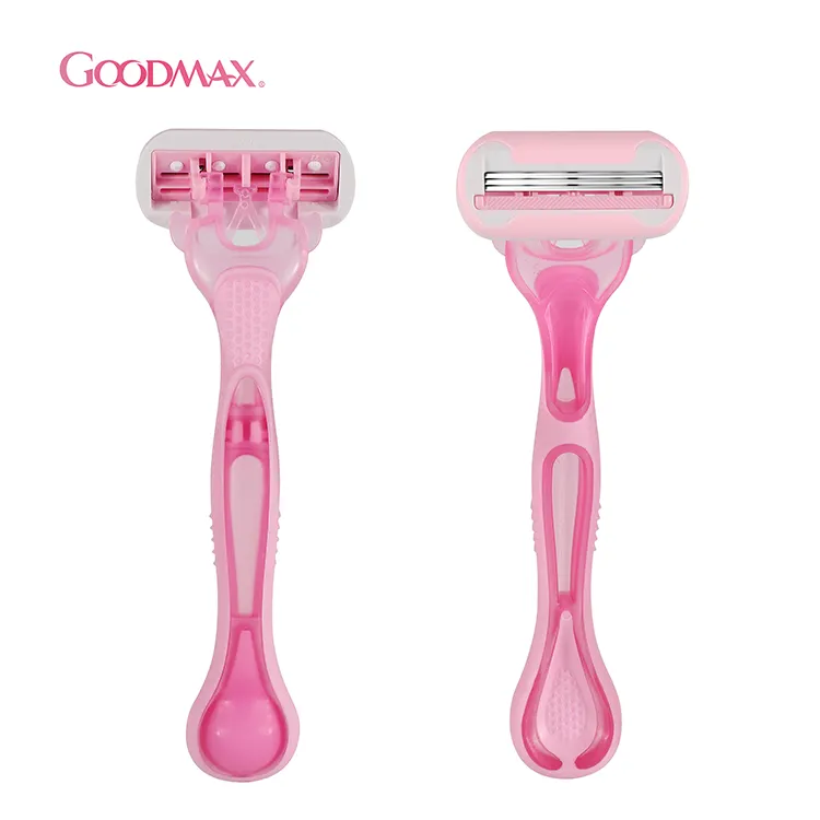 GOODMAX Woman Custom Safety Günstige Triple Blade Einweg-Rasiermesser Lady Rasiermesser