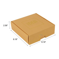 Boîte à rouleaux de cannelle en papier ondulé de qualité supérieure, personnalisée avec logo de marque, de qualité alimentaire, écologique, boîte à shawarma