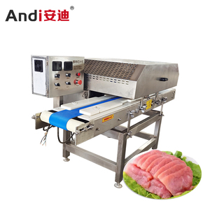 Máquina cortadora <span class=keywords><strong>de</strong></span> carne <span class=keywords><strong>de</strong></span> pecho <span class=keywords><strong>de</strong></span> pollo, rebanador automático <span class=keywords><strong>de</strong></span> carne fresca, máquina comercial para la venta - Product Image 2