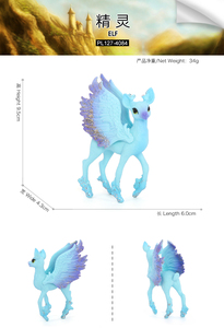 Vente en gros <span class=keywords><strong>de</strong></span> figurines d'animaux en PVC solide, modèles <span class=keywords><strong>de</strong></span> statues d'elfes et <span class=keywords><strong>de</strong></span> licornes mythologiques, jouets - Product Image 3