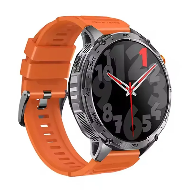 K69 Smart Watch 1.75inch AMOLED Screen 730mAh LED Flashlight Unisex BT Call Answer Call Calendar Sports Fitness Fitcloudpro