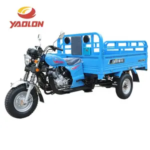 Fábrica direta da china 150 cc 200cc adulto carga triciclo 1000 kg três roda caminhão de gasolina motocicleta motorizada à venda