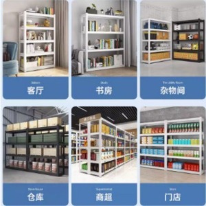 ชั้นวางของปรับระดับได้สำหรับงานหนัก ชั้นวางแข็งแรง ผลิตจากเหล็กแผ่นรีดเย็นเคลือบผงอีพ็อกซี่ สำหรับใช้ในคลังสินค้าและซูเปอร์มาร์เก็ต - Product Image 4