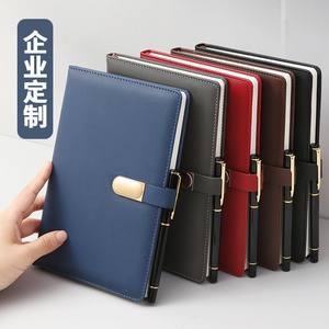 Carnets de notes personnalisés en cuir OEM, couverture souple A5, reliure cousue, pages amovibles, imprimés, pour bureau et cadeaux - Product Image 3