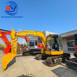 Excavatrice Komatsu PC78 US d'occasion avec coupleur rapide hydraulique, cabine climatisée, mode Eco, certifiée CE, moteur 55,6 CV, poids en ordre de marche de 7,8 tonnes - Product Image 2