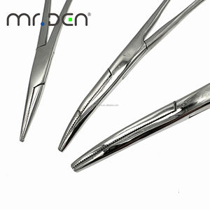 Mr.Den Tang hemostatik profesional, instrumen gunting bedah penjepit hemostatik baja tahan karat 14/16/18cm - Product Image 6