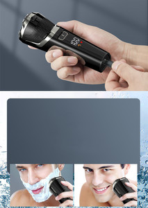 Мужская Водонепроницаемая бритва с цифровым ЖК-дисплеем - Product Image 4