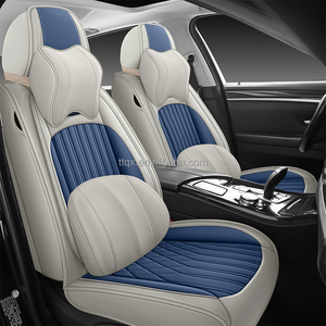 Coprisedili in Pelle di Design Premium, Set Completo Universale per 5 Posti, Adatto per <span class=keywords><strong>Opel</strong></span> Astra <span class=keywords><strong>Corsa</strong></span> Mokka Grandland, con Cuciture a Diamante, Lavorazione Raffinata - Product Image 2