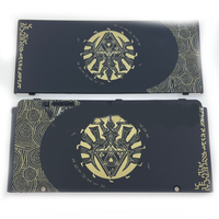Coque de couverture de plaque frontale pour la nouvelle Console 3DS plaque de remplacement avant couverture arrière coque frontale