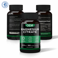 Capsules de citrate de magnésium complexe OEM sous marque privée + B6 – Complément pour le sommeil et le sport – Prix compétitif