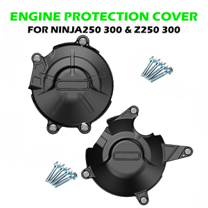 Pour Kawasaki Z300/Z250/<span class=keywords><strong>Ninja300</strong></span>/Ninja250 moteur couvre protecteurs ABS plastique motos moteur couverture Protection étui - Product Image 6