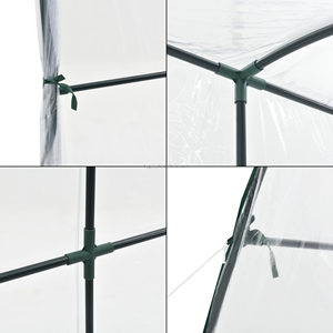 Invernadero Portátil para Jardín al Aire Libre con Techo Arqueado y Cubierta Transparente, Fácil de Montar y Ecológico, Marca HUGELEAF - Product Image 5