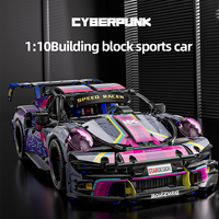 Precio de Fábrica, Set de Regalo Educativo Cyberpunk 1:10 para Construcción de Vehículos Modelo 911, Bloques de Construcción de Juguetes a Control Remoto
