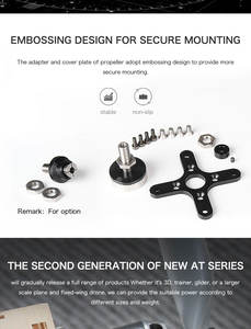 T-MOTOR ใหม่ AT4130 300KV 230KV พลาสติกแบบไม่มีแปรงถ่านสำหรับเครื่องบิน RC ปีกคงที่และมอเตอร์ใบพัดภายนอกโดรน - Product Image 4