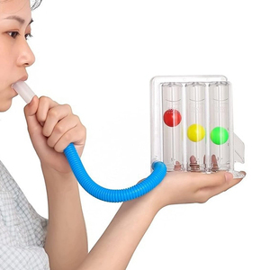 3-Ball-Incentive-<span class=keywords><strong>Spirometer</strong></span> für Spirometrie-Training, Tiefatmungsübungsgerät, tragbares Atemübungsgerät - Product Image 2