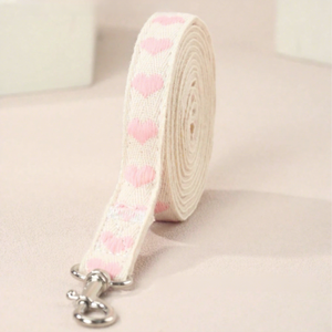 Guinzaglio per Cani con Stampa a Cuori in Poliestere, Carino Guinzaglio da Passeggio per Cani Piccoli e Medi, Regalo di San Valentino - Product Image 3