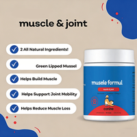 Poudre de renforcement musculaire et de soutien articulaire haute puissance pour chiens, glucosamine, chondroïtine, oméga-3 pour animaux de compagnie